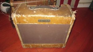 Vintage 1953 Fende Deluxe Amp Amplifier Tweed Pre-CBS Wide Panel Sounds Amazing