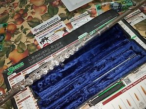 FLUTE SOLID SILVEr. MADE BY  GEMEINHARDT U.S.A.