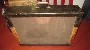 Vintage 1956 Gibson GA-200 Amplifier Super Rare Two-Tone Brown Norelco Speakers