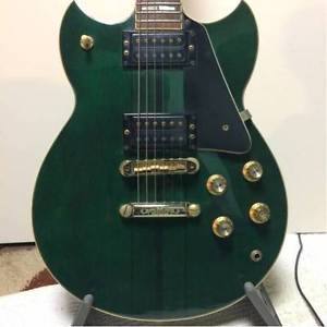 YAMAHA SG-1500 Jade Green Through Neck E-Guitar Free Shipping