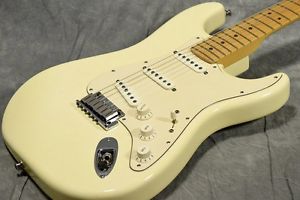 FENDER USA AMERICAN STRATOCASTER Olympic White Used Electric Guitar F/S