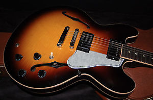 Gibson Memphis ES335 Dot Custom Shop Gloss Vintage Sunburst Curly Flame 2013 NOS
