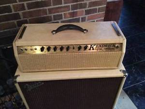 VINTAGE KENDRICK 1959 TWEED TWIN HAND WIRED TUBE AMP BASSMAN DELUXE 100/50-WATT