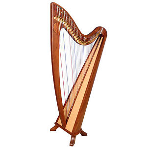 34 cuerda claddagh arpa palo de rosa, 34 String Claddagh Harp Rosewood