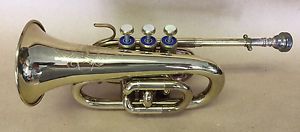 Amati Kraslice Small Brass Trumpet Made In Czechoslovakia