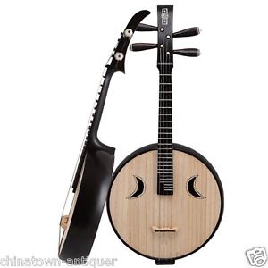 Aged Red Wood Zhong Ruan, Chinese Mandolin Guitar, Chinese Zhongruan Lute #4225