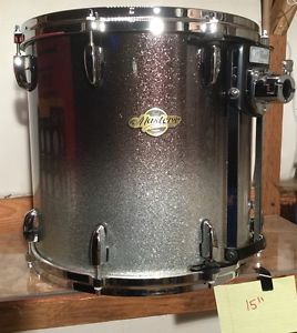 PEARL Masters MCX 15" Tom BLACK SPARKLE FADE #363 / 15X14 Rare Size