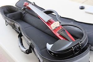 Yamaha SV-200 Silent Electric Red 4/4  with Several Extras - Excellent Condition