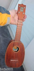 RARE 1920's/1930's KAMAKA PINEAPPLE UKULELE UKE ROPE BINDING w/CASE