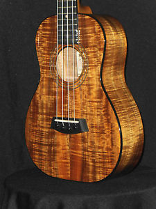 KANILEA KPE RARE PREMIUM CURLY KOA 4 STRING TENOR UKULELE