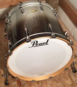 PEARL Masters MCX 22" Bass Drum Great Shape BLACK SPARKLE FADE #363 / 22"X 18"
