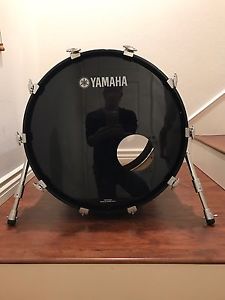 Yamaha Birch Custom Absolute Nouveau 5 Piece Drum Set Solid Black Japan