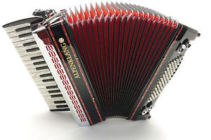 Akkordeon , Alpenklang Pro  III/72 MH, 72 Bass , Helikonbass , Neuwertig