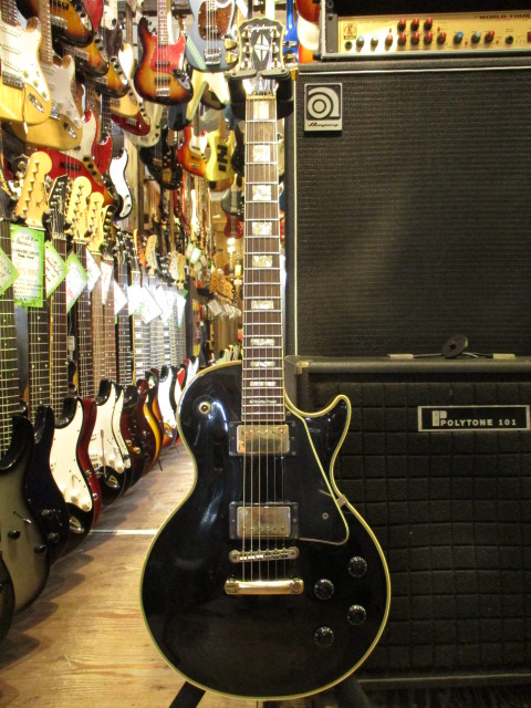 Used Epiphone Japan Les Paul Custom Type ebony black used electric guitar Epipho