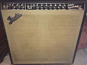 Vintage 1965 Fender Super Reverb Blackface tube guitar amp