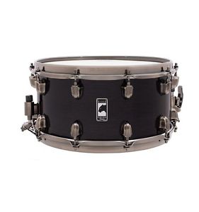 Caisse claire Mapex Black Panther Phatbob 14''x7'' noir brossé