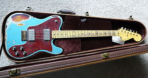 New 2017 Bill Nash T-72DLX, Lollar Regals Contoured body Turquoise over 3 tone