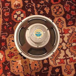 Vintage 1960s Vox JMI Silver Alnico CT3757 Speaker 8 ohm Working Tested T530 G12