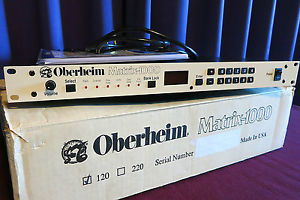[Near Mint] Oberheim Matrix-1000 Synthesizer White