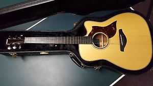 Yamaha A3M Acoustic Electric Guitar with Hardshell Case