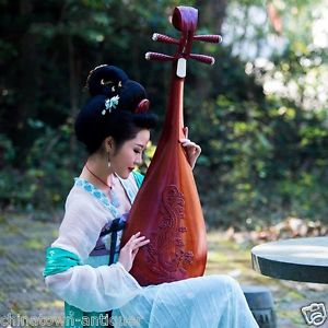 Liuqin - Chinese Soprano Pipa Lute Guitar Shengyue Musical Instrument #4149