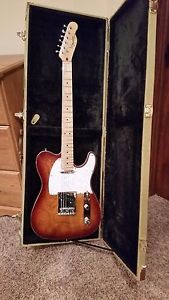 Fender American telecaster with new Gear-Lux tweed case, Corona California