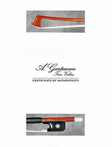 A very fine French certified violin bow by L. Morizot, 1950, NICE!