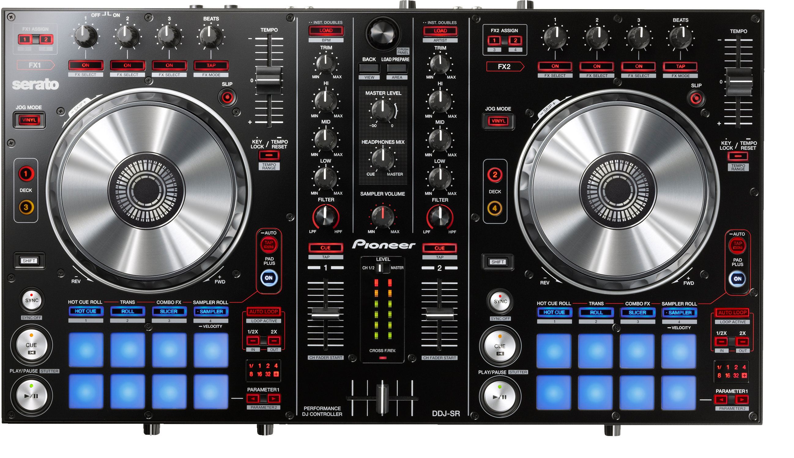 Pioneer DDJ-SR Portable 2-Channel Controller for Serato DJ