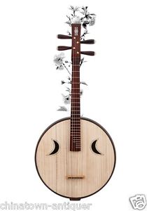 Aged Red Wood Zhong Ruan, Chinese Mandolin Guitar, Chinese Zhongruan Lute #4224