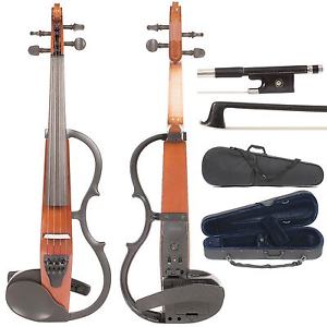 Yamaha SV-130 Silent Brown Violin Outfit: Johnson Soloist Carbon Bow - Core Case