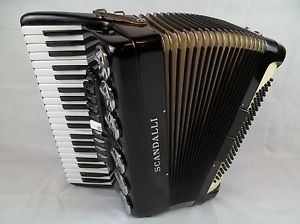 Scandalli Akkordeon 120 Bass 4 Chörig Modell M 919/98 überholt