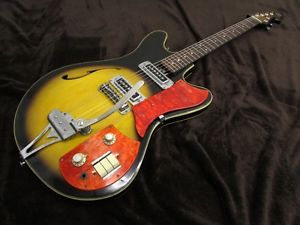 Teisco 60's EP-200 Sunburst Electric Guitar Free shipping