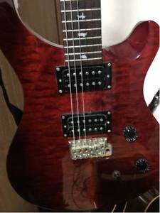 Paul Reed Smith SE Custom 24 PRS Red E-Guitar Free Shipping