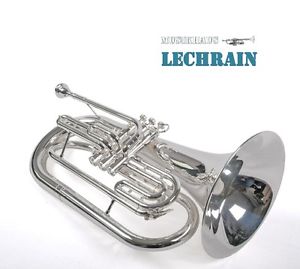 March baritone, silver, with case and mouthpiece - Karl Glaser