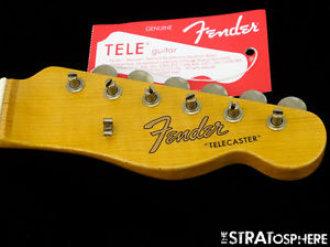 Fender Custom Shop Postmodern Relic Telecaster NECK +TUNERS Tele Maple 60s Oval
