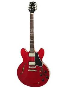 Gibson ES-335 Dot 1993 Semi Acoustic Type Red E-Guitar Reprinted Free Shipping