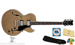 Dean Colt Semi-Hollow Body Electric Guitar Gloss Natural Finish
