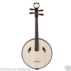 Aged Red Wood Zhong Ruan, Chinese Mandolin Guitar, Chinese Zhongruan Lute #4232