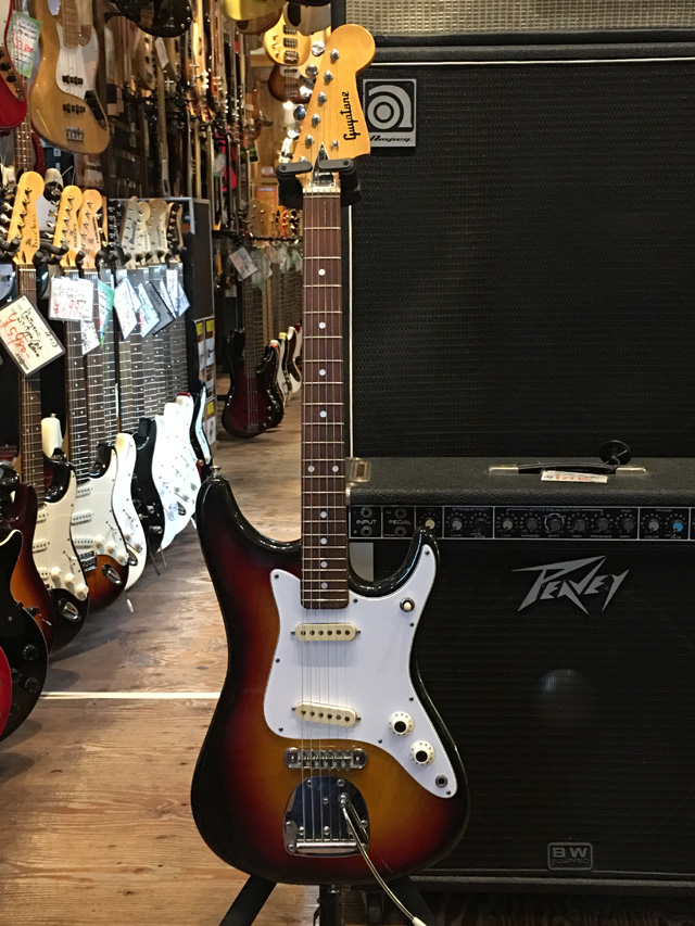 Used Guyatone LG-23 Sunburst used electric guitar Stratocaster from JAPAN EMS