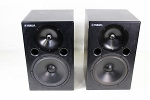 Yamaha MSP10 Powered Bi-Amp Studio Monitor Speakers (pair) - Black