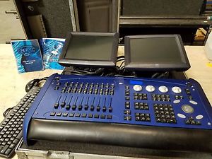 Hog iPC Console with Playback Wing and Roadcases