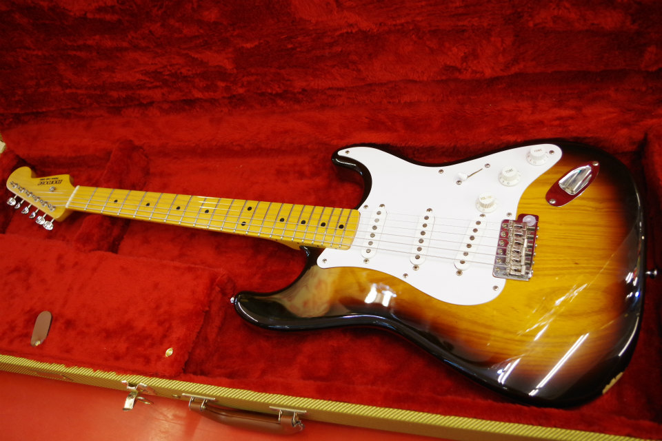 Used Â Used MOMOSE Momose MST-STD.M initial branded logo Stratocaster from JAPAN
