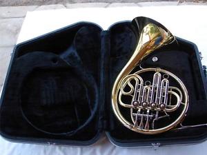 JUPITER 754L SINGLE FRENCH HORN IN Bb CLEAR BRASS - NEW  DEMO MODEL - FREE SHIP