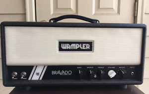 Wampler Bravado Amp Head 2017, Black & White, Mint Condition