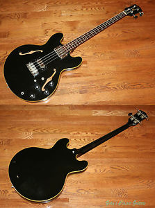 1968 Gibson EB-2D Bass in a rare black finish
