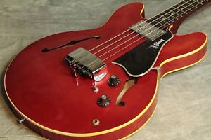 Gibson 1968 year made EB-2 Sparkling Burgundy Electric Guitar Free shipping