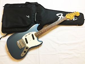 Near Mint Fender Japan Mustang MG69/OLB Electric Guitar Made in Japan w/GigBag