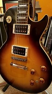2011 Slash Tobacco Burst Gibson Les Paul Custom Electric Guitar