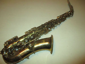 1920's J.W. YORK & SONS ALT / ALTO SAX / SAXOFON -- made in USA