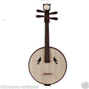 Aged Red Wood Zhong Ruan, Chinese Mandolin Guitar, Chinese Zhongruan Lute #4235
